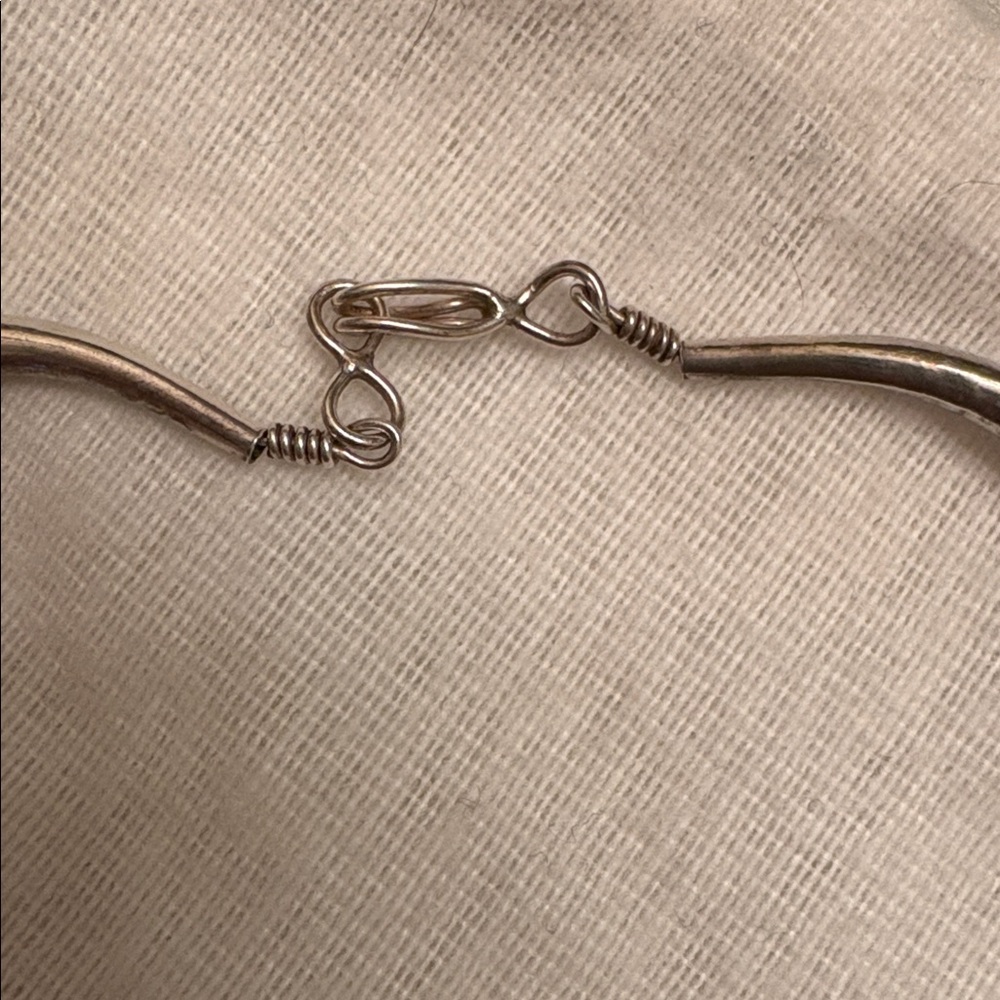 Silver Black/blue Multi-Strand Necklace Sterling Silver 9” from Westfield’s - Picture 3 of 6